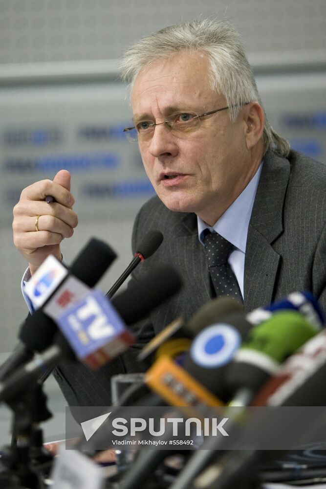 Deputy head of RIA Novosti press-center Viktor Mironov