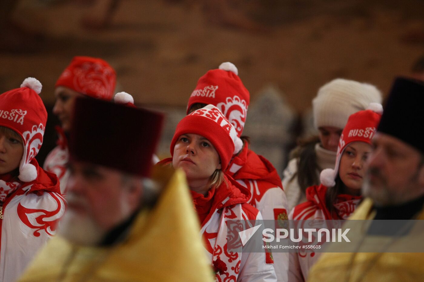 Savior Cathedral hosts Russia's Vancouver Olympians
