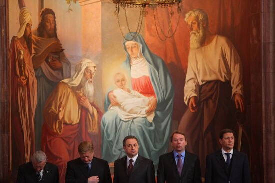 Savior Cathedral hosts Russia's Vancouver Olympians