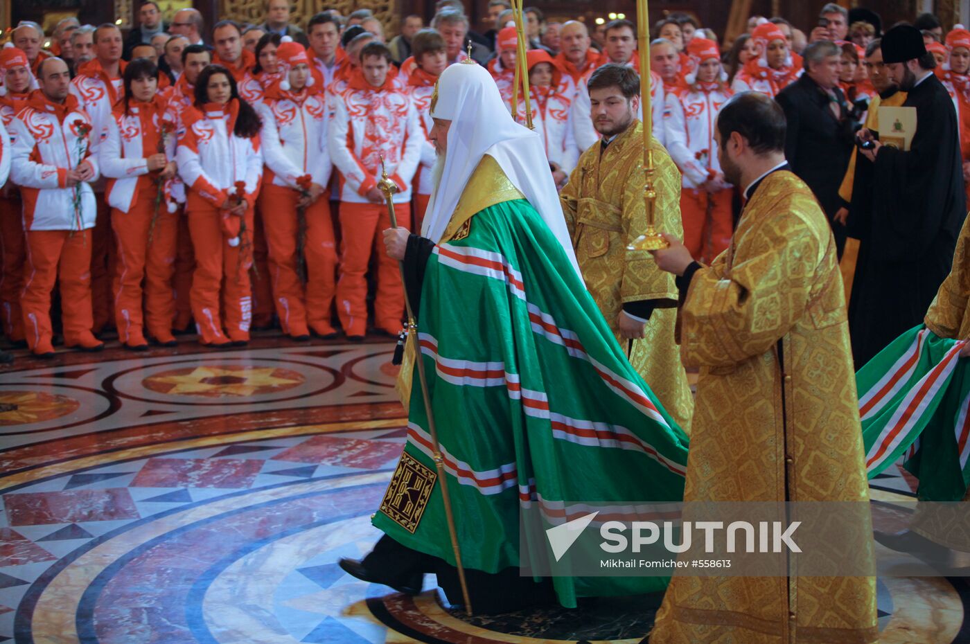 Savior Cathedral hosts Russia's Vancouver Olympians