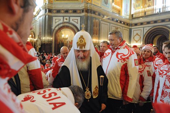 Savior Cathedral hosts Russia's Vancouver Olympians