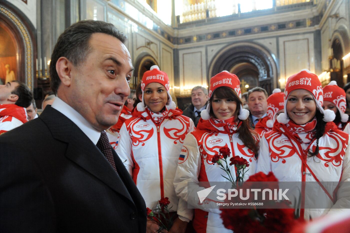 Savior Cathedral hosts Russia's Vancouver Olympians