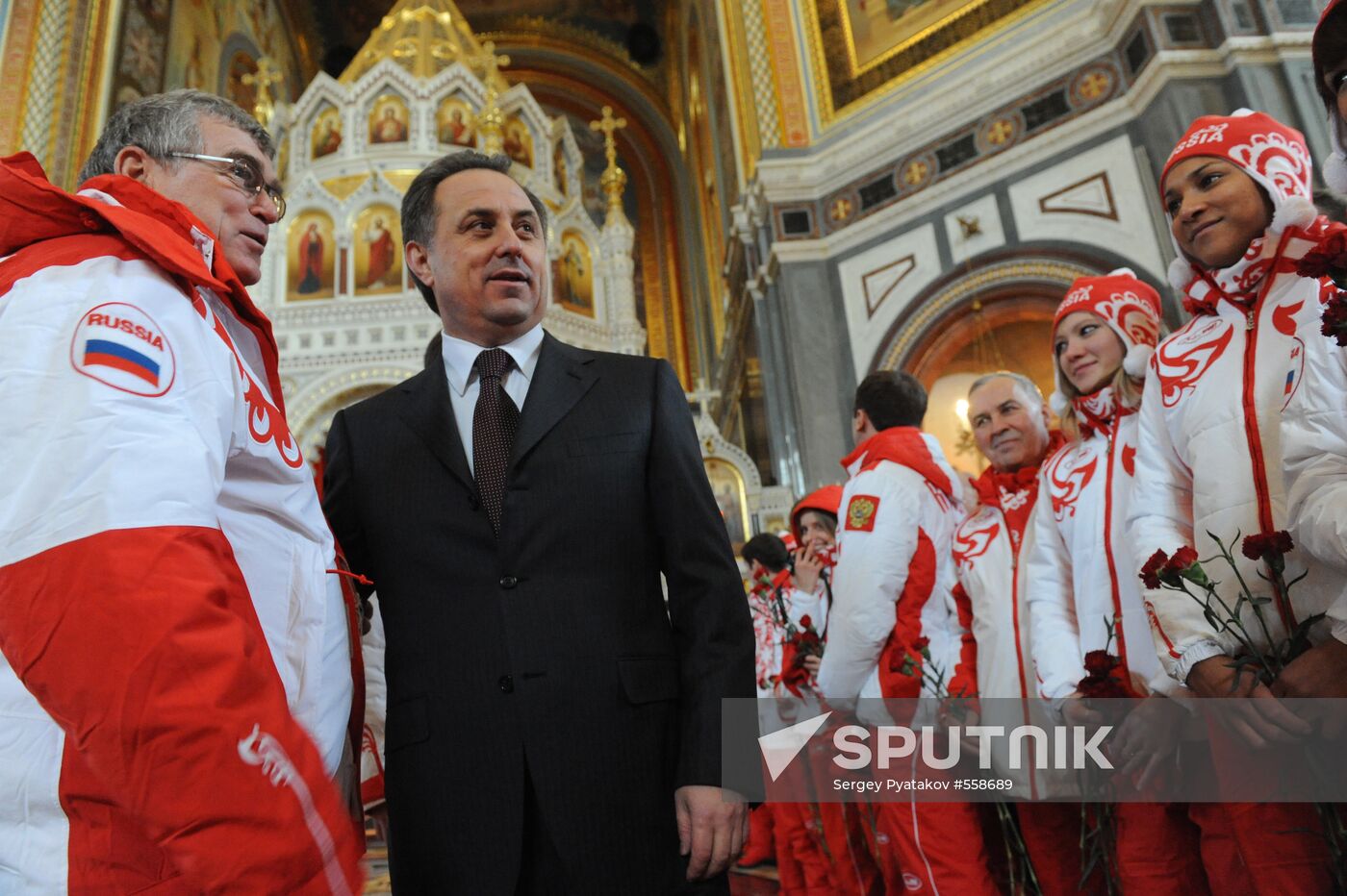 Savior Cathedral hosts Russia's Vancouver Olympians