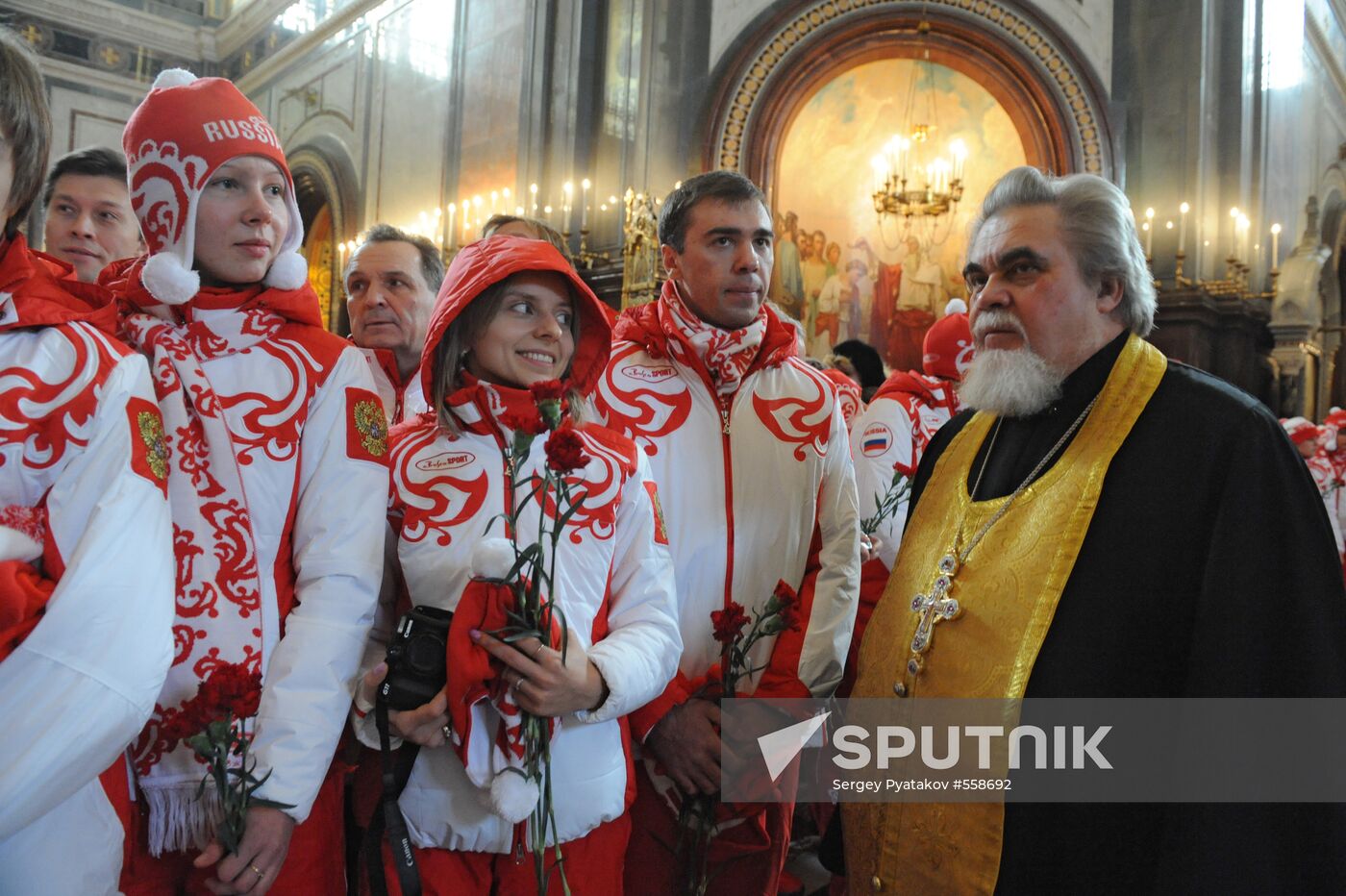 Savior Cathedral hosts Russia's Vancouver Olympians