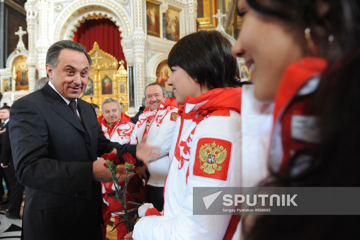 Savior Cathedral hosts Russia's Vancouver Olympians