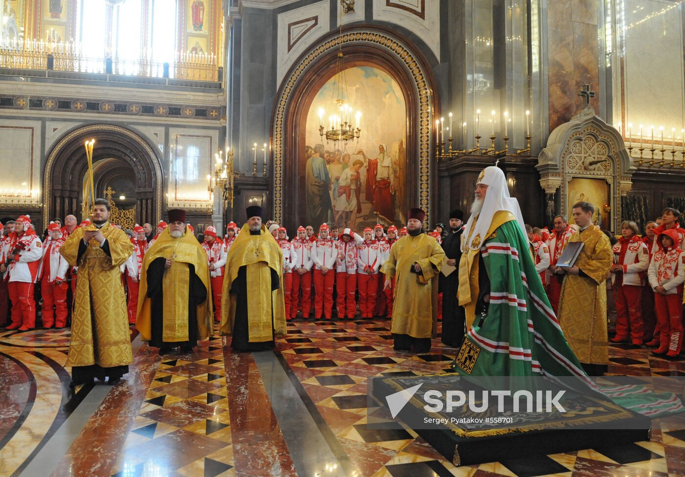 Savior Cathedral hosts Russia's Vancouver Olympians