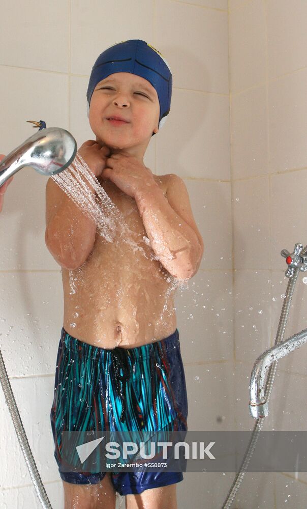 Tempering group at Kaliningrad's kindergarten