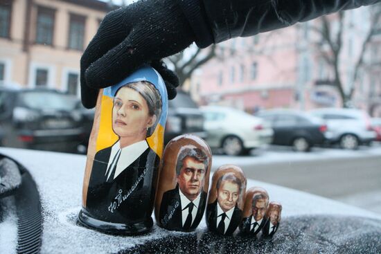 Election campaign in Kiev