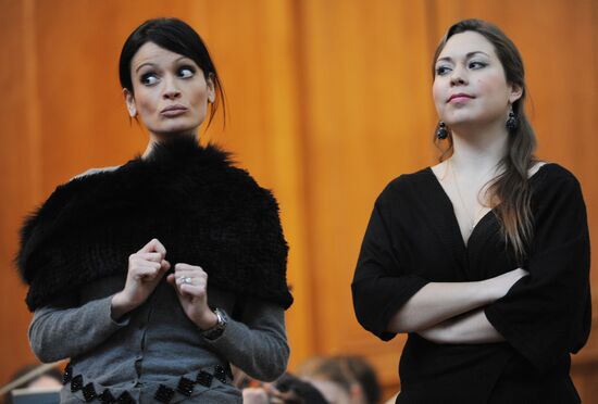 Rossini's opera rehearsal