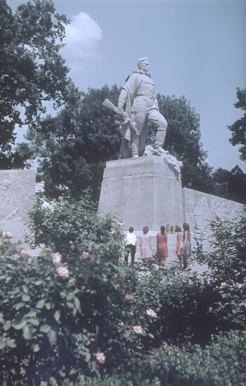 Monument of liberating soldiers