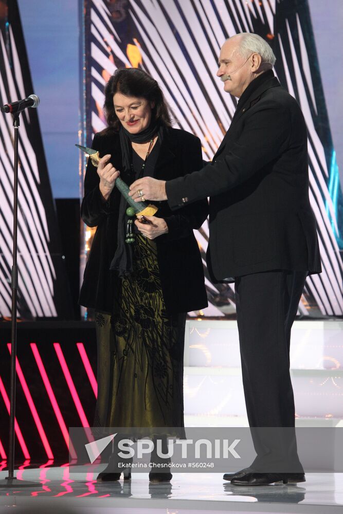 Nikita Mikhalkov and Anouk Aimée