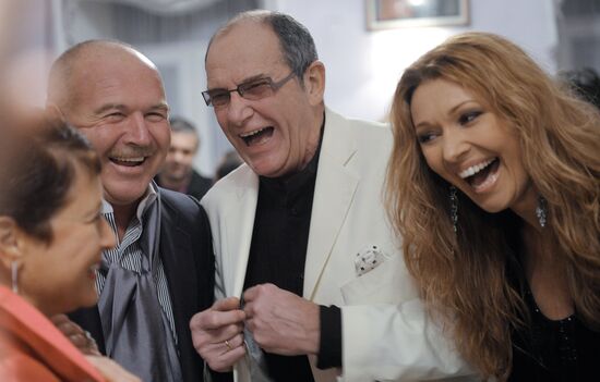Emmanuil Vitorgan, Nikolai Agurbash and Anzhelika Agurbash