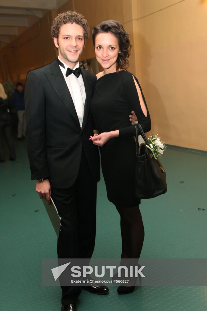 Konstantin Kryukov and his wife