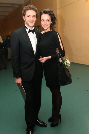Konstantin Kryukov and his wife
