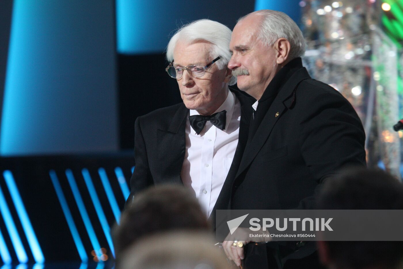 Oleg Strizhenov and Nikita Mikhalkov