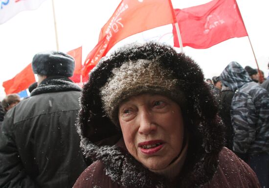 Rally in Kaliningrad against vehicle tax hike