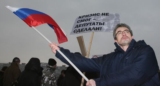 Rally in Kaliningrad against vehicle tax hike