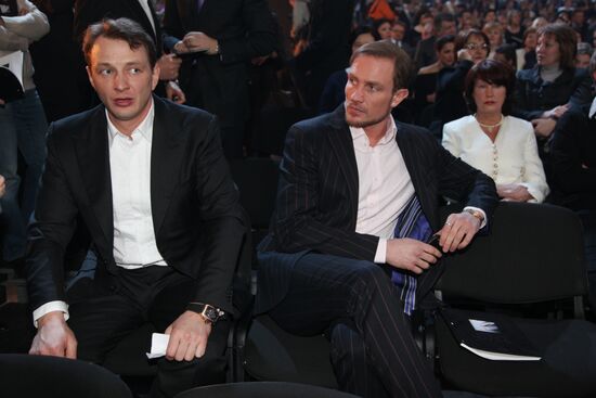 Marat Basharov and Roman Kostomarov