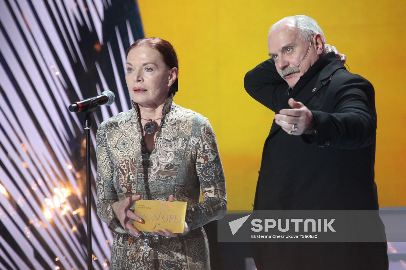 Lyudmila Chursina and Nikita Mikhalkov