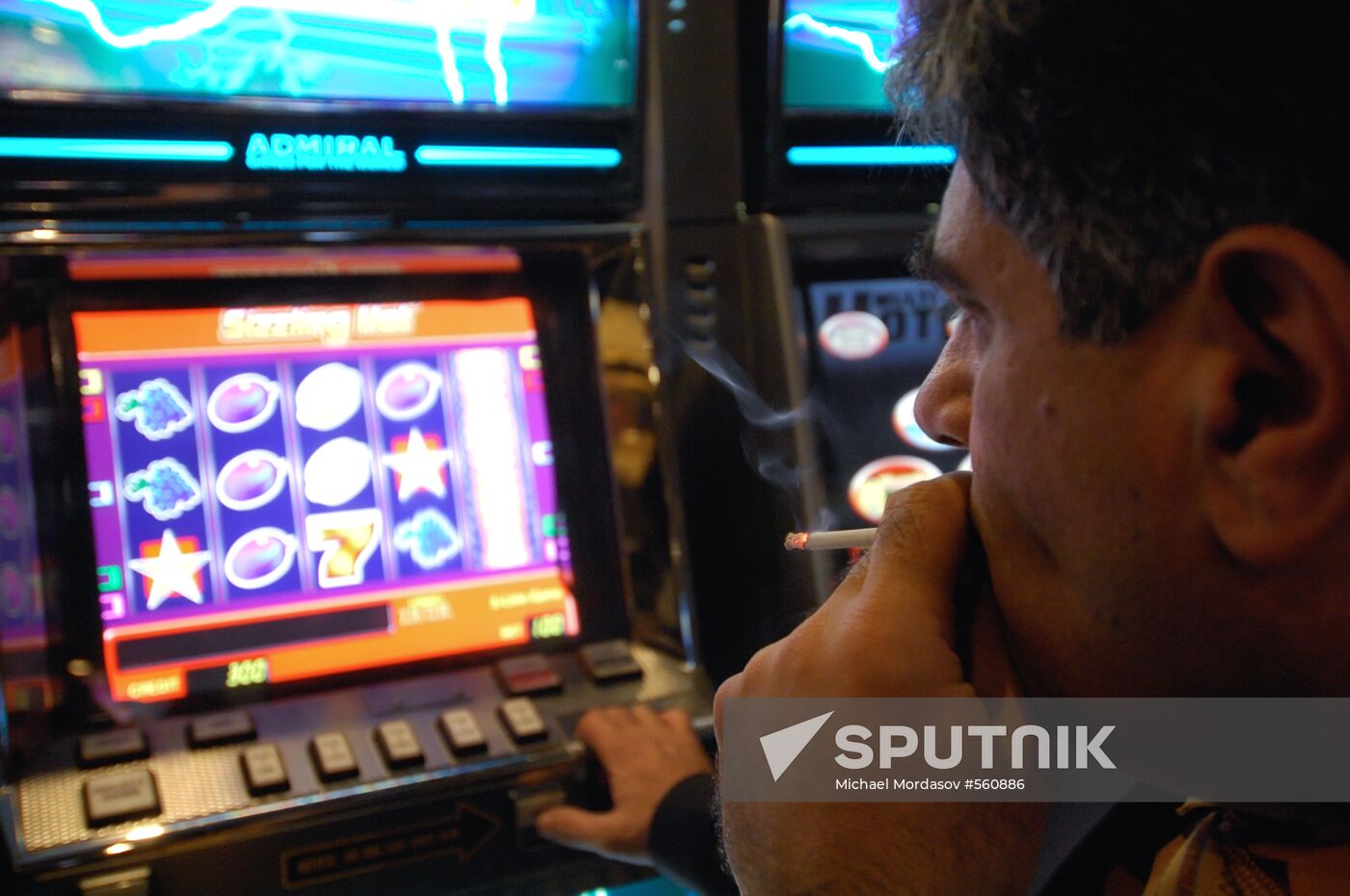 Visitor in Orakul casino