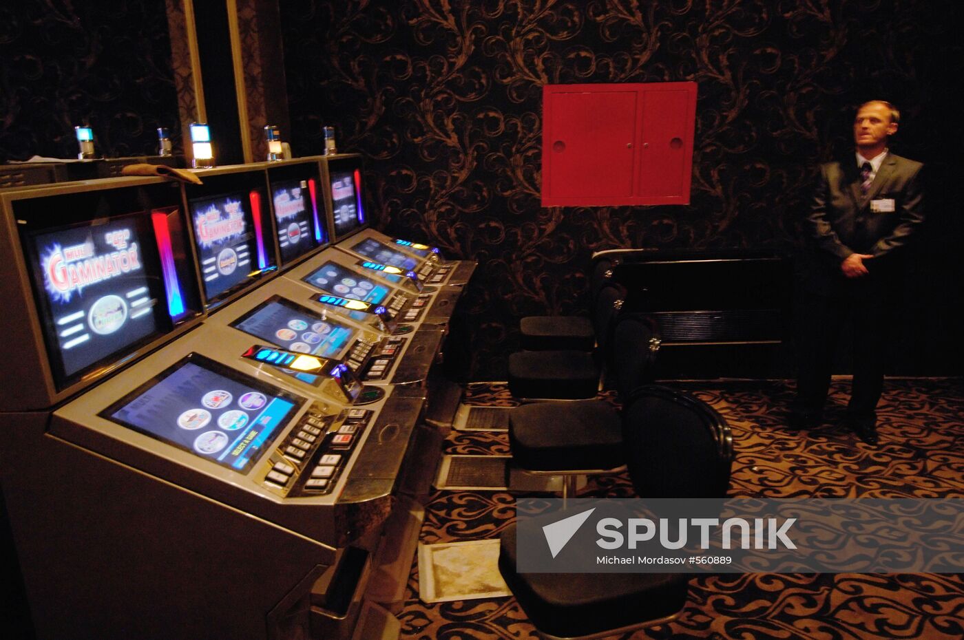 Slot machines at Orakul casino