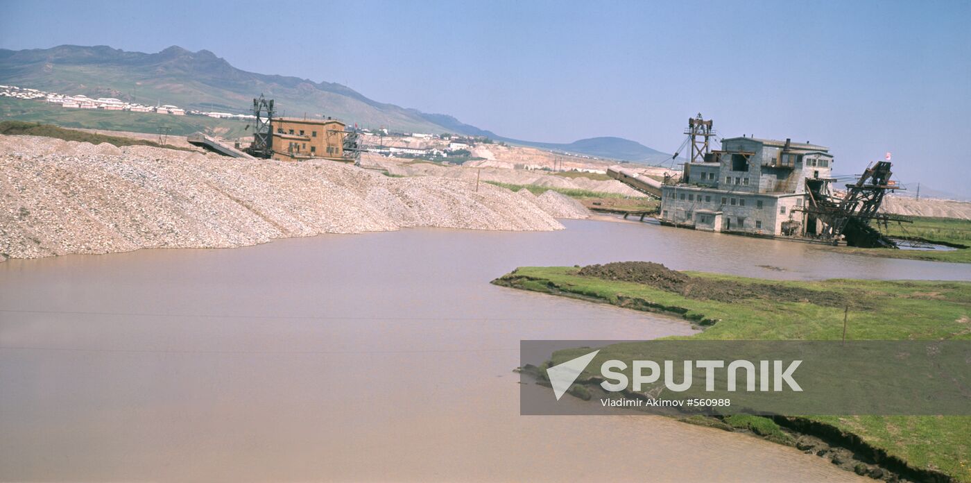 Gold mine in Siberia