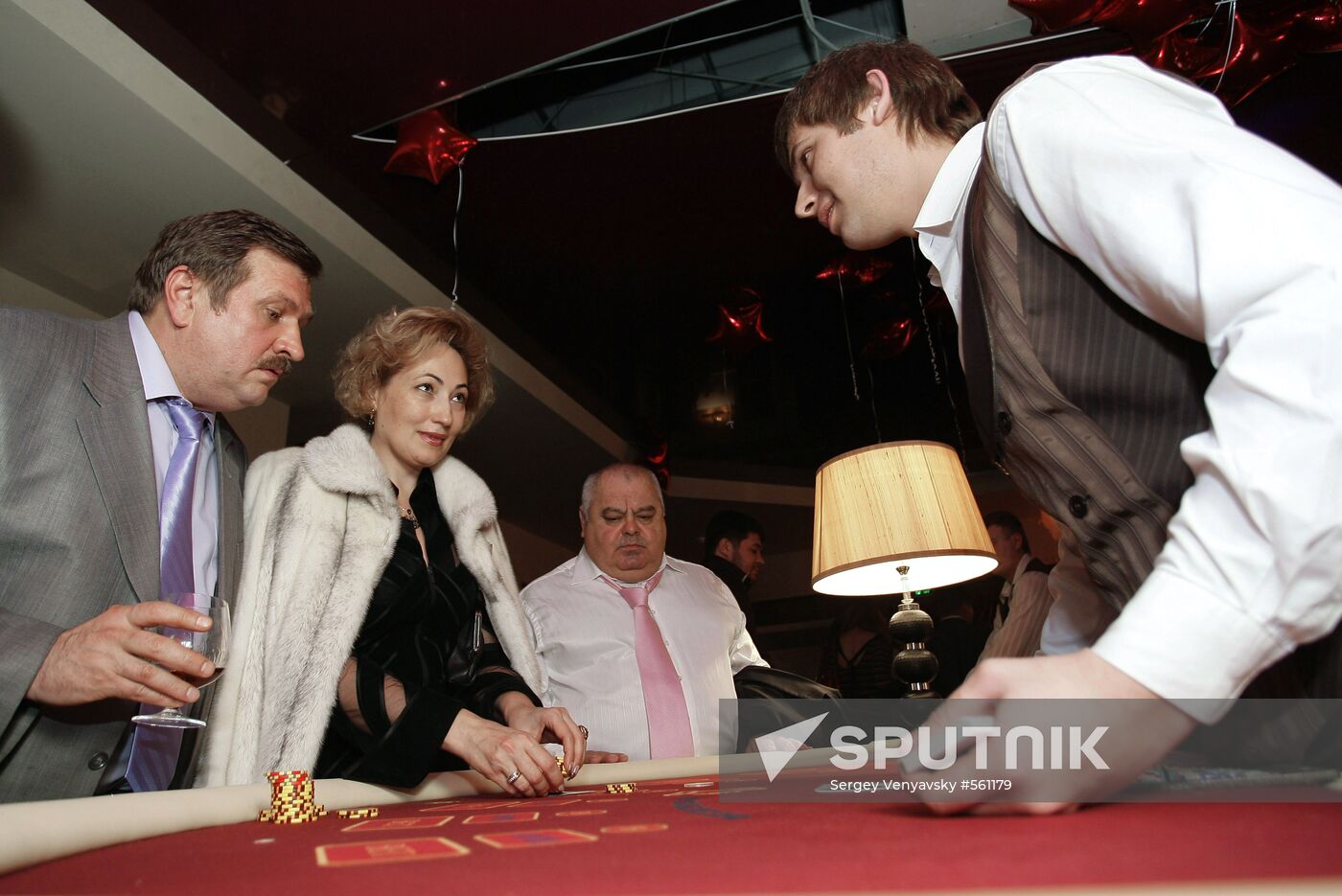 Visitors in legal Orakul casino