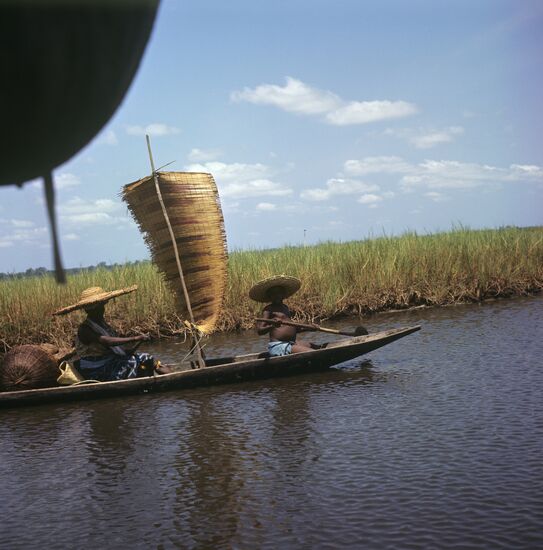 In a boat