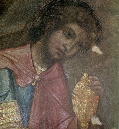 A fresco from the Church of St. Georgy