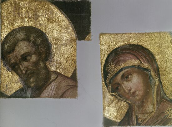 A fresco from the Church of St. Georgy
