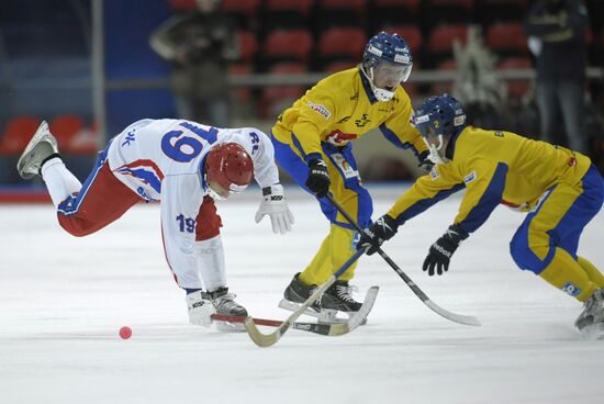 World Bandy Championship, Russia vs. Sweden