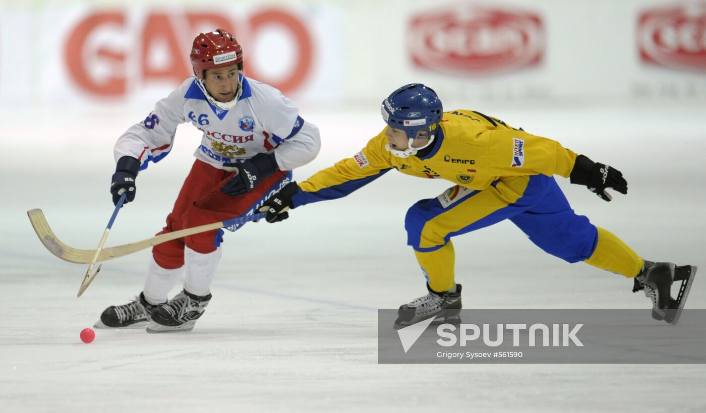 World Bandy Championship, Russia vs. Sweden
