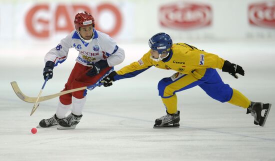 World Bandy Championship, Russia vs. Sweden