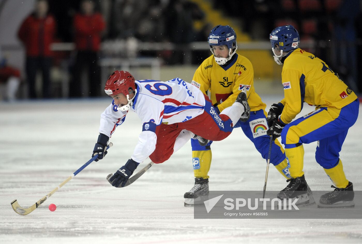 World Bandy Championship, Russia vs. Sweden