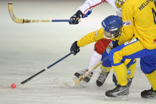 World Bandy Championship, Russia vs. Sweden