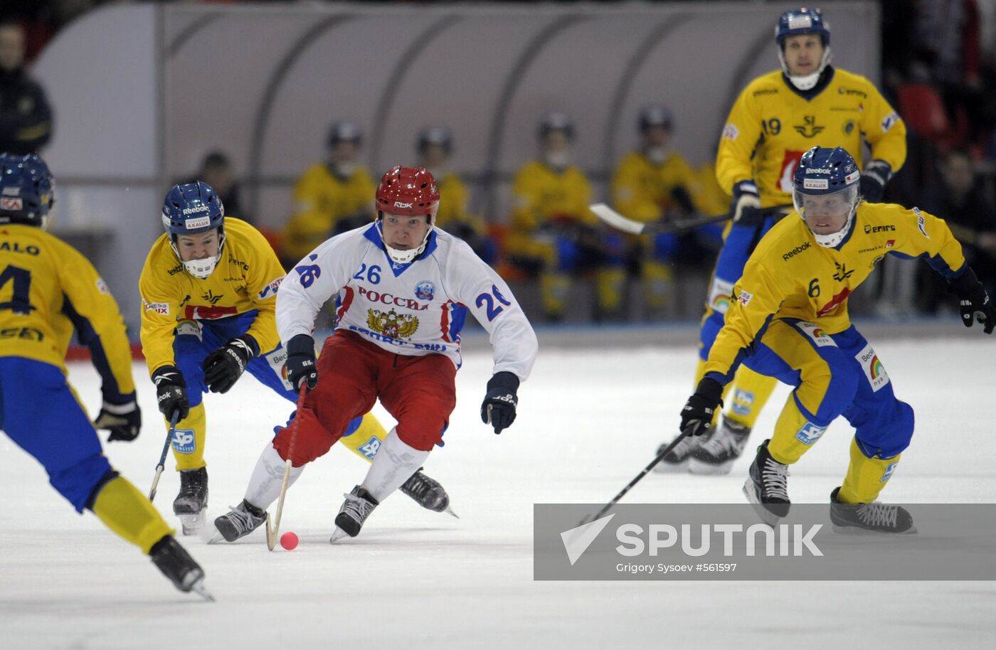 World Bandy Championship, Russia vs. Sweden