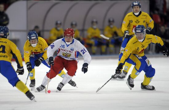World Bandy Championship, Russia vs. Sweden