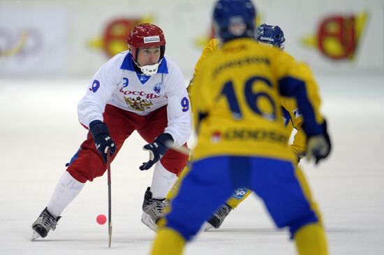 World Bandy Championship, Russia vs. Sweden