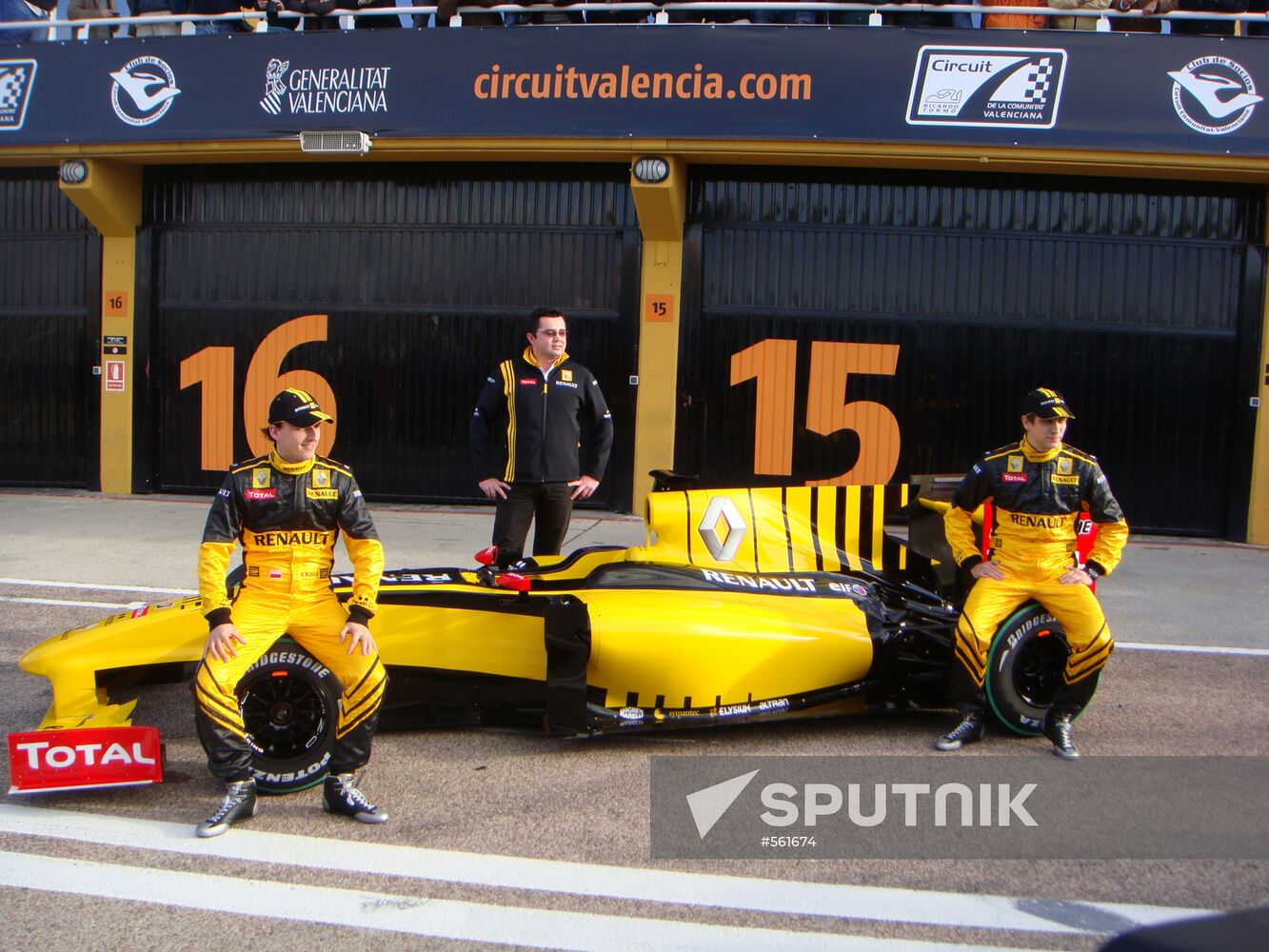 Robert Kubica and Vitaly Petrov