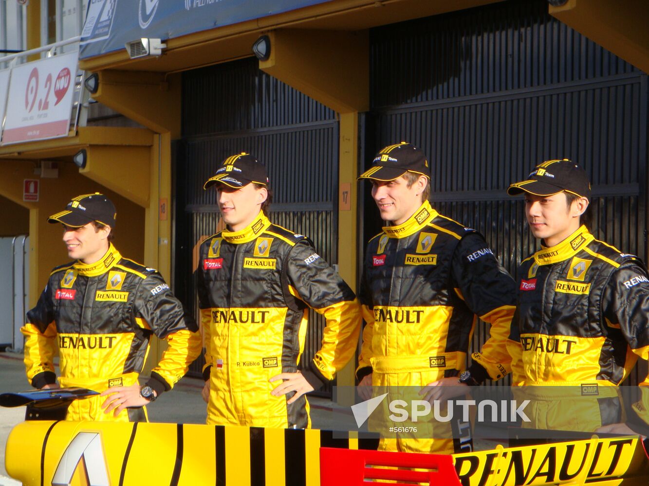 Presentation of Renault's new race car