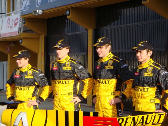 Presentation of Renault's new race car