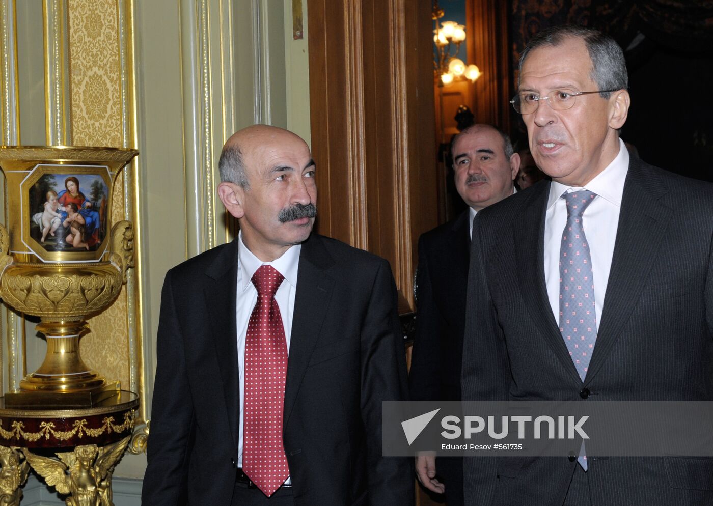 Sergei Lavrov and Murat Dzhioev