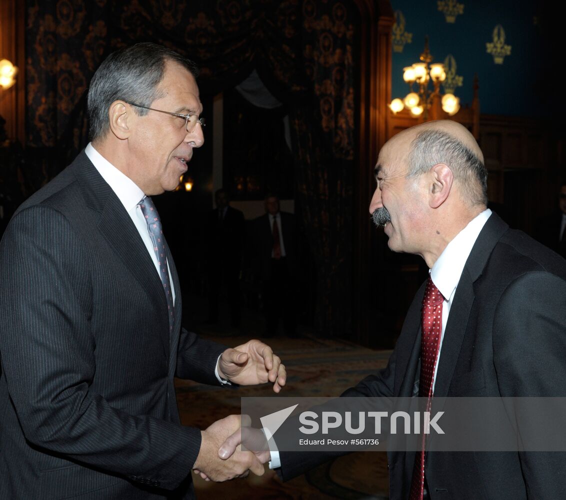 Sergei Lavrov and Murat Dzhioev