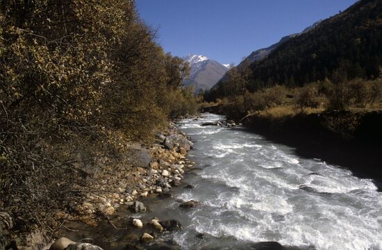 Mountain gorge