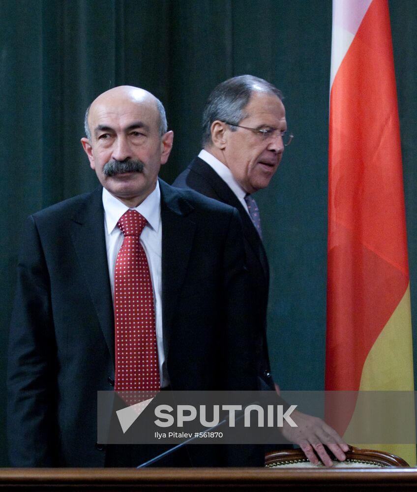 Sergei Lavrov and Murat Dzhioev