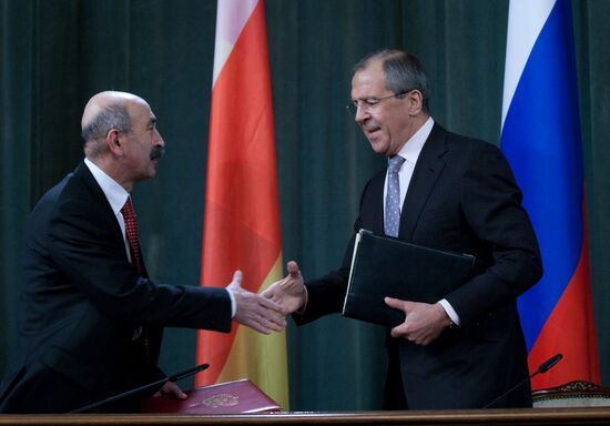 Sergei Lavrov and Murat Dzhioev