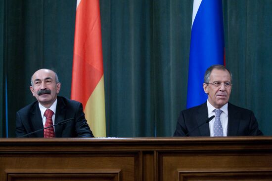 Sergei Lavrov and Murat Dzhioev