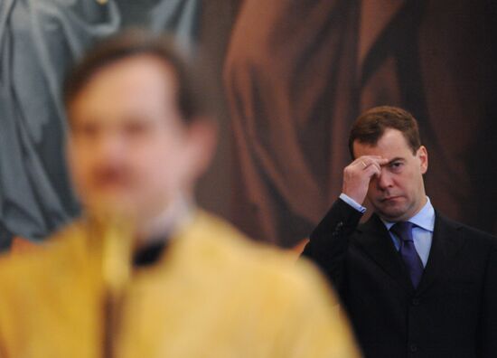 Russian President Dmitry Medvedev