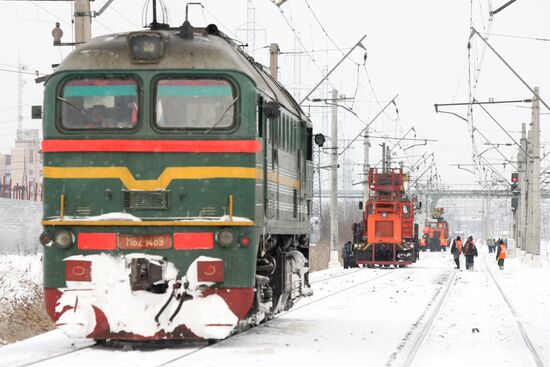 Railway blast in St. Petersburg