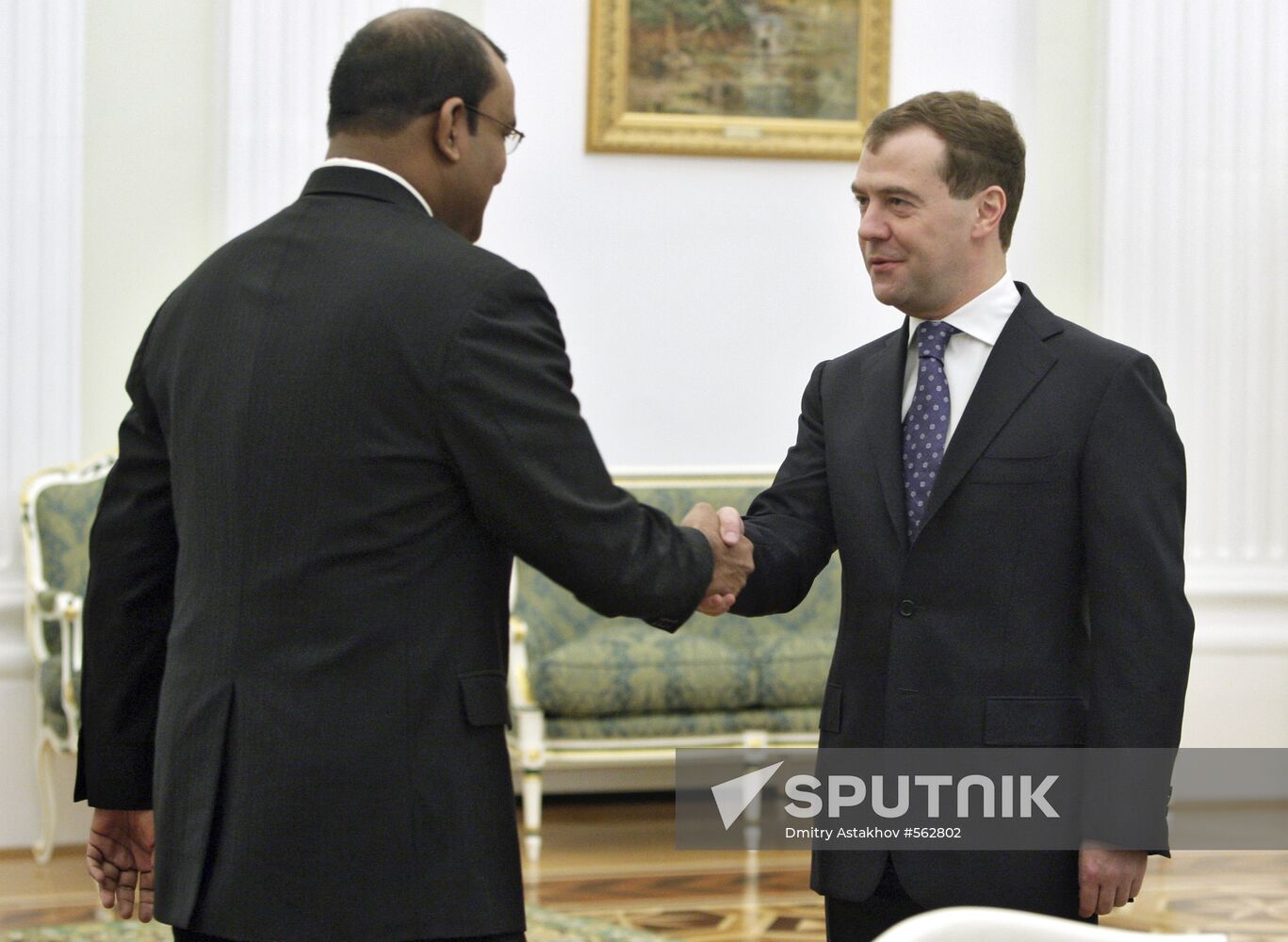 Dmitry Medvedev meets with Bharrat Jagdeo